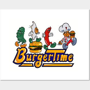 Burgertime Posters and Art